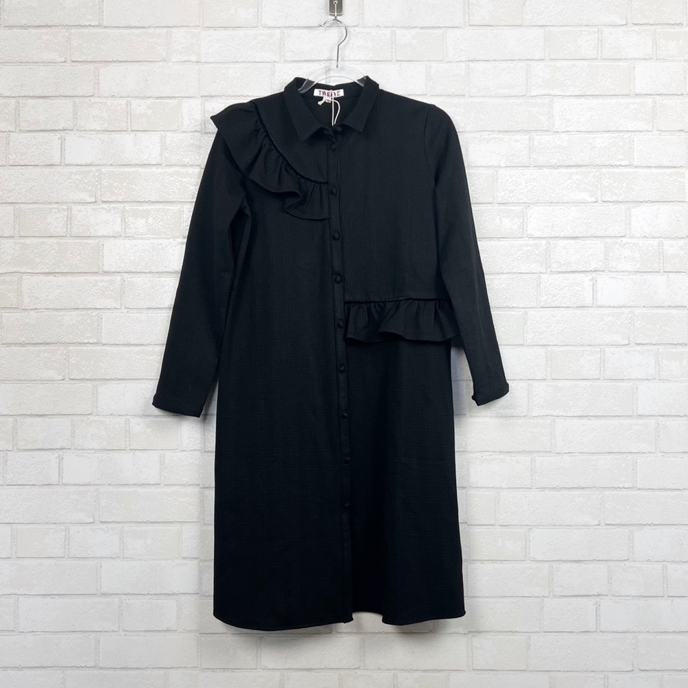 TWELVE Kids Allenhurst Black Long Sleeve Dress NEW